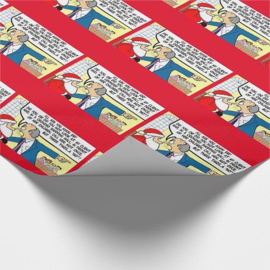 Sie nannten sie "Ho Ho Ho" Geschenkpapier (Ecke)