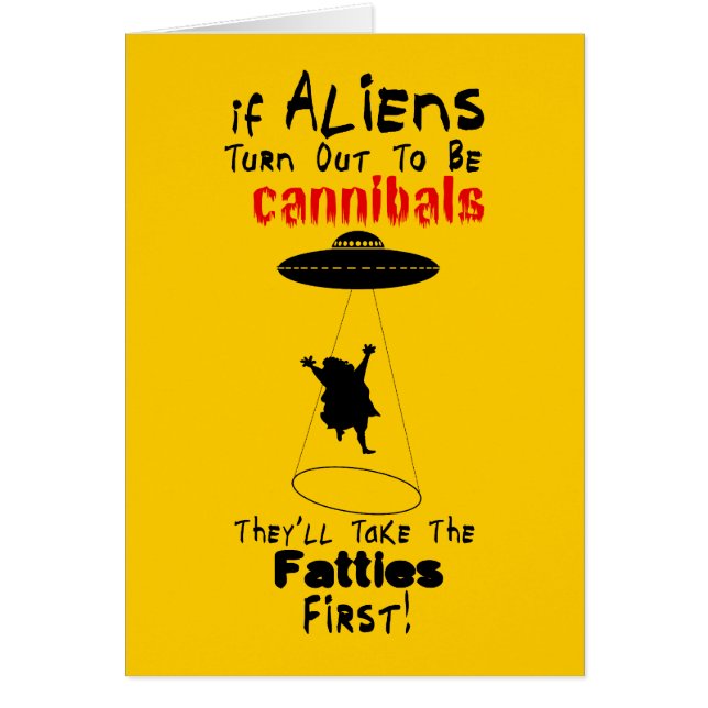 Sie nehmen die Fatties First Card (Vorne)