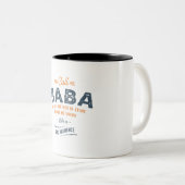 Sie nennen mich Baba, weil Partner in Crime Funny Zweifarbige Tasse (VorderseiteRechts)