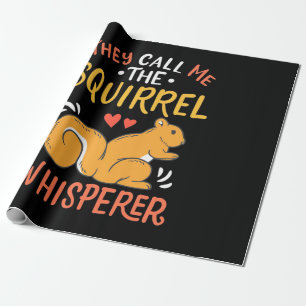Sie nennen mich das Eichhörnchen Whispern Geschenkpapier