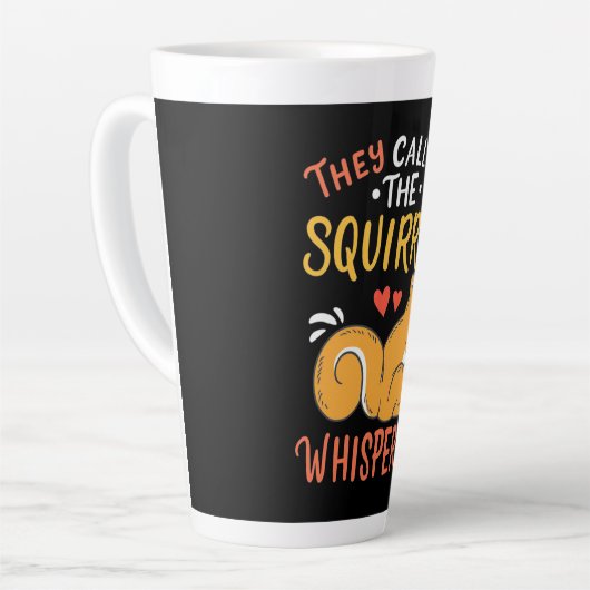 Sie nennen mich das Eichhörnchen Whispern Milchtasse (Linke Ecke)