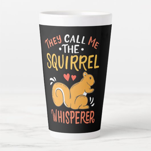 Sie nennen mich das Eichhörnchen Whispern Milchtasse (Vorderseite)