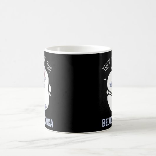 Sie nennen mich den Beluga Wooga Animal Beluga Wha Kaffeetasse (Mittel)