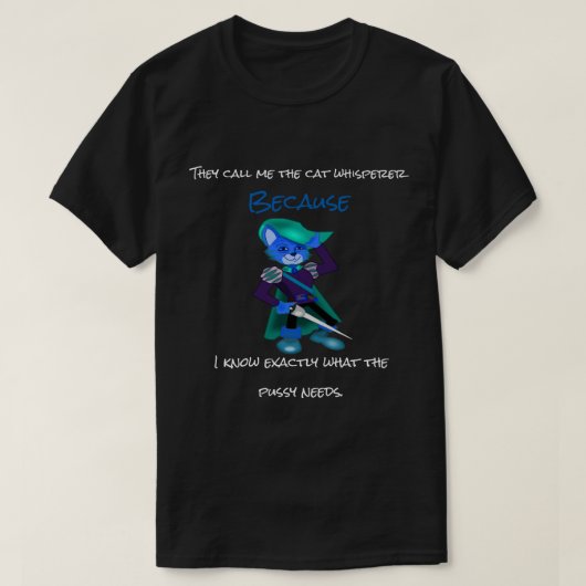 Sie nennen mich die Katze flüstern. DBct T-Shirt (Design vorne)