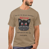 Sie nennen mich die Katze flüstern T-Shirt (Vorderseite)
