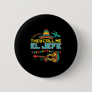 Sie nennen mich El Jefe Guitar Cinco De Mayo Music Button