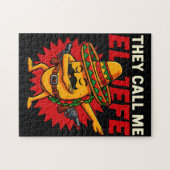 Sie nennen mich El Jefe Taco Funny Boss Cinco De M Puzzle (Horizontal)