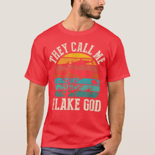 Sie nennen mich Flake God Lustiger Aquarianer Aqua T-Shirt