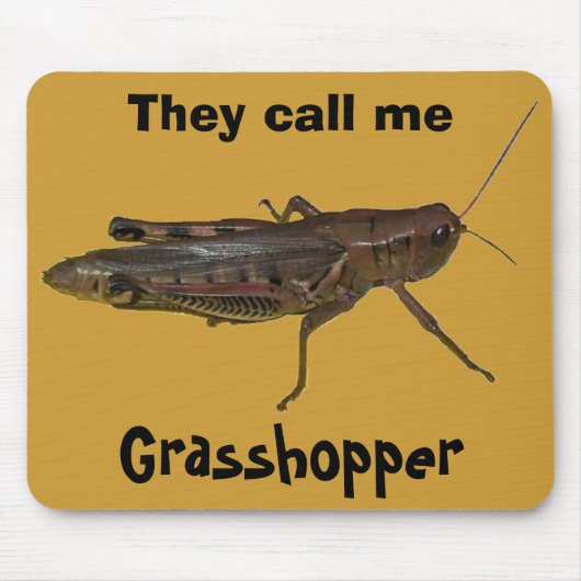 Sie nennen mich Grasshopper Mousepad (Vorne)