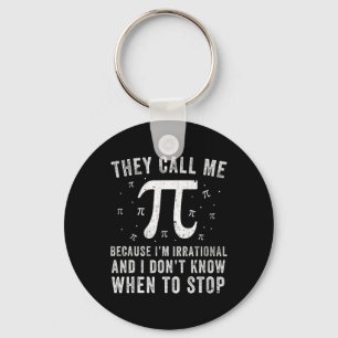 Sie nennen mich Pi Symbol Pi Day Niedlich Funny Gr Schlüsselanhänger