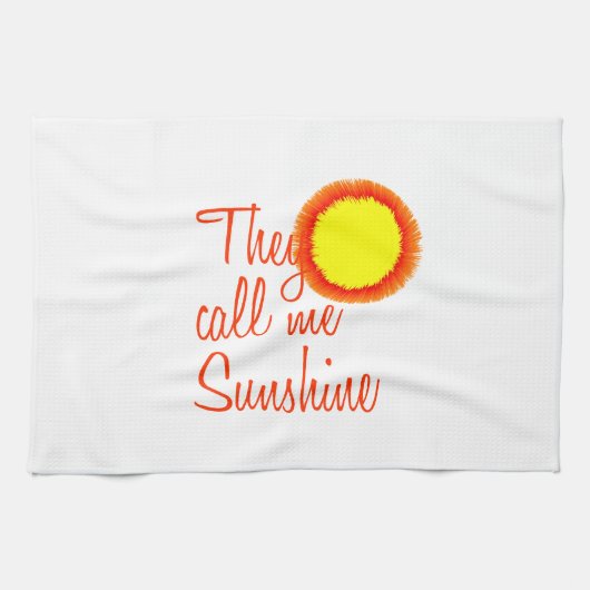 Sie nennen mich Sunshine Handtuch (Horizontal)