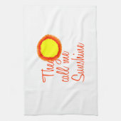 Sie nennen mich Sunshine Handtuch (Vertikal)