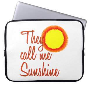 Sie nennen mich Sunshine Laptopschutzhülle