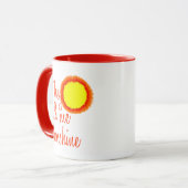Sie nennen mich Sunshine Tasse (Vorderseite Links)