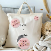 Sie = Niedlich | Niedlicher Katzenknopf Button