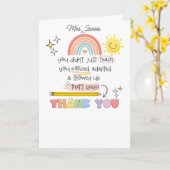 Sie Noticer Lehrer Vielen Dank SENCO SEN Lehrer Karte (Gelbe Blume)