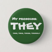 Sie oder Custom Pronoun Button (Vorderseite)