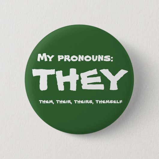 Sie oder Custom Pronoun Button (Vorderseite)