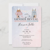 Sie oder sein Geschlecht enthüllt die Einladung zu (Vorderseite)