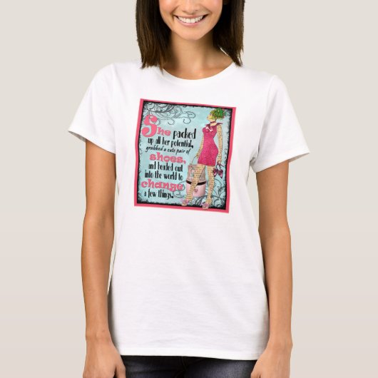 Sie packte ihr Potenzial T-Shirt (Vorderseite)
