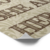 Sie passte ihre Segel an Poster (Ecke)