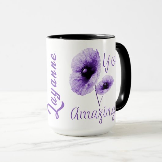 Sie Phantastisch Violett Tasse (VorderseiteRechts)