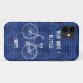 Sie plus Fahrrad entsprechen den glücklichen Case-Mate iPhone Hülle (Rückseite (Horizontal))
