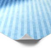 Sie plus Fahrrad gleich glückliche antike Streifen Poster (Ecke)