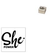 Sie Power Briefmarke Gummistempel (Stempel)