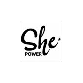 Sie Power Briefmarke Gummistempel (Prägung)