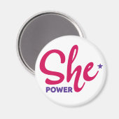 Sie Power Magnet (Vorderseite/Rückseite)