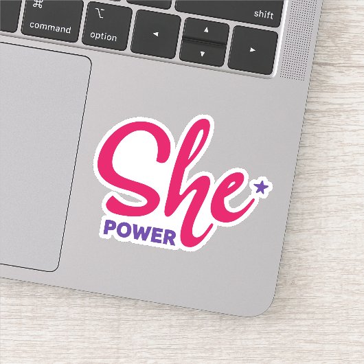 Sie Power Vinyl Sticker (Detail)