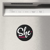 Sie Power White Design Magnet (In Situ (Geschirrspüler))