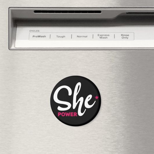 Sie Power White Design Magnet (In Situ (Geschirrspüler))