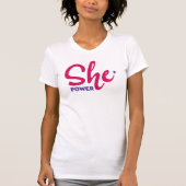 Sie Power Womens Shirt (Vorderseite)