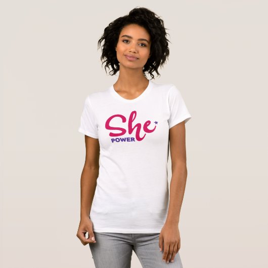 Sie Power Womens Shirt (Vorne ganz)