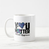 Sie Problem Selbstmord Bewusstsein Mental Health M Kaffeetasse (Links)