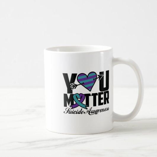 Sie Problem Selbstmord Bewusstsein Mental Health M Kaffeetasse (Rechts)