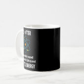 Sie Problem Sie Energie Lustiger Physiker Physikli Kaffeetasse (Vorderseite Links)