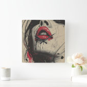 Sie Quadratische Wanduhr (Zuhause)