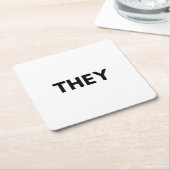 sie rechteckiger pappuntersetzer (angewinkelt)