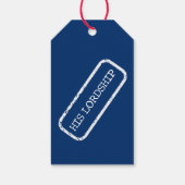 "Sie regeln" Geschenkanhänger (Rückseite)