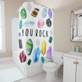 Sie rock Crystal Shower Vorhang (Beispiel)