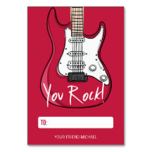 Sie Rock Kids Class Room Valentine Card