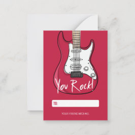Sie Rock Kids Klasse Valentine Card, 100pk Mitteilungskarte