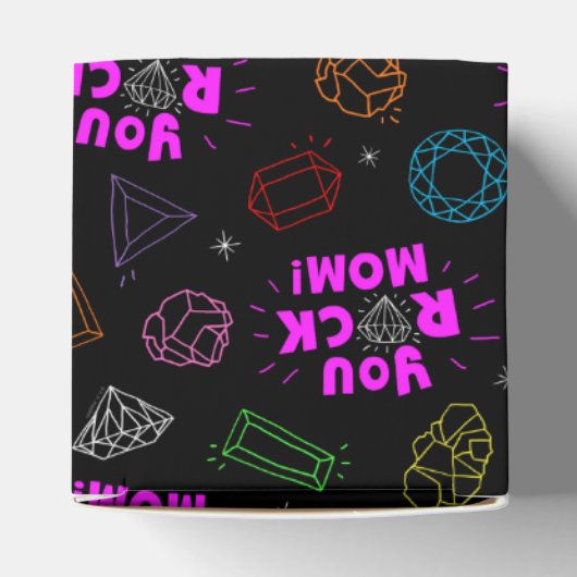 Sie Rock Mama Gemstone Pattern Geschenkschachtel (Oben)