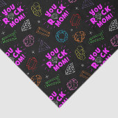 Sie Rock Mama Gemstone Pattern Seidenpapier (Ausschnitt)