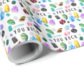 Sie rocken Crystal Wrapping Paper Geschenkpapier (Rolleneckpunkt)