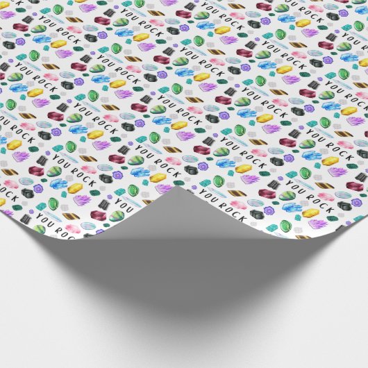 Sie rocken Crystal Wrapping Paper Geschenkpapier (Ecke)