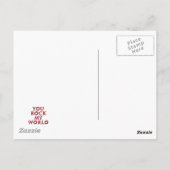 Sie rocken meine Postkarte (Rückseite)